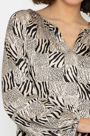 Carraig Donn Animal Print Blouse