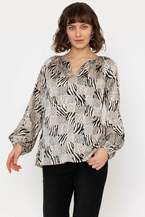 Animal Print Blouse
