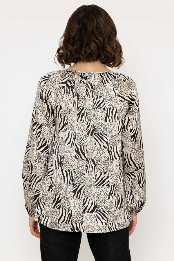 Carraig Donn Animal Print Blouse
