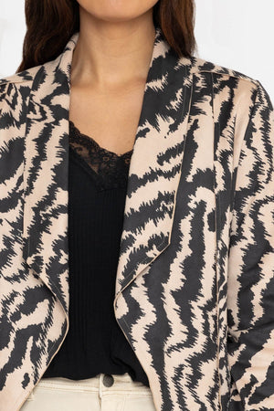 Carraig Donn Animal Print Suede Jacket