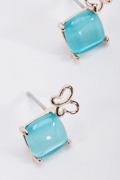 Carraig Donn Aqua Stone Earrings