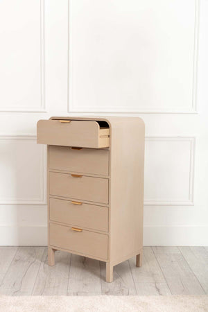 Carraig Donn Arlo White Wood Cabinet