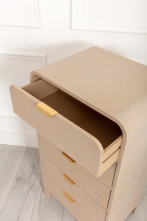 Carraig Donn Arlo White Wood Cabinet