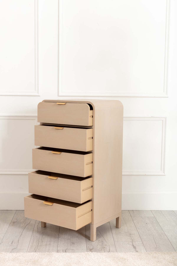 Carraig Donn Arlo White Wood Cabinet