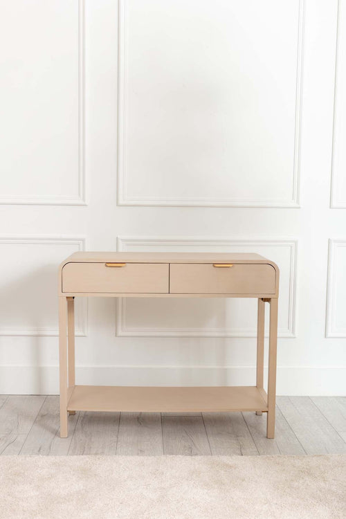 Arlo White Wood Console Table