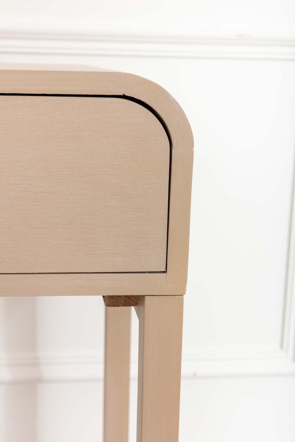Carraig Donn Arlo White Wood Console Table