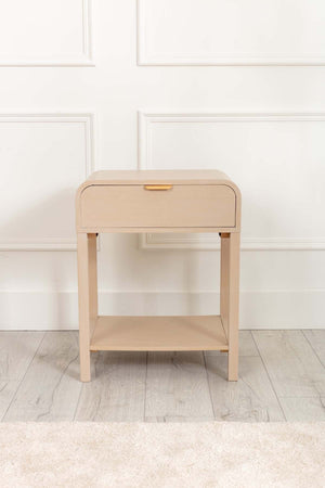 Carraig Donn Arlo White Wood Side Table