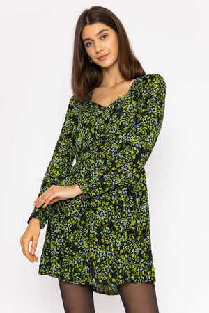 Carraig Donn Asta Short Dress in Green