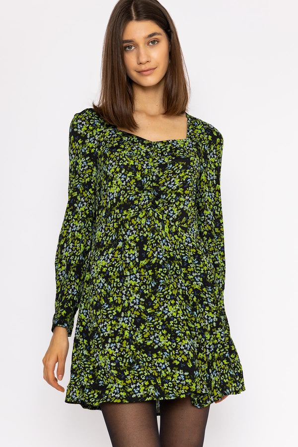 Carraig Donn Asta Short Dress in Green