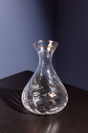 Carraig Donn Aster Gold Trimmed Wine Carafe