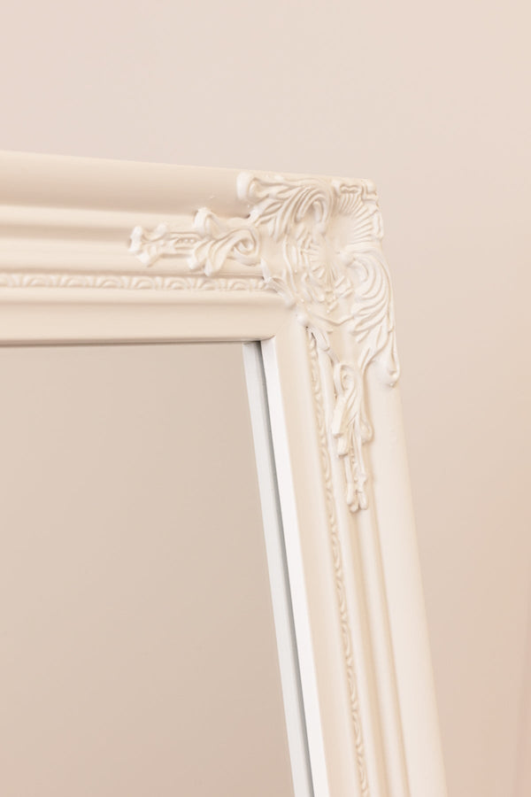 Carraig Donn Audrey Cream Floor Standing Mirror
