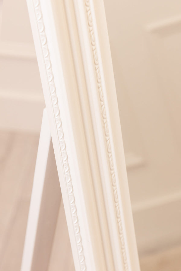 Carraig Donn Audrey Cream Floor Standing Mirror