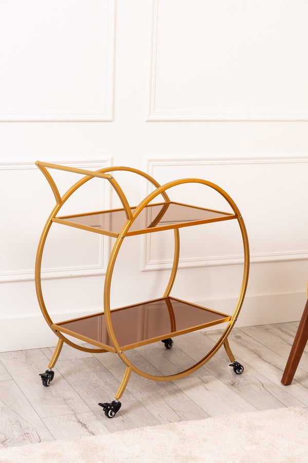 Carraig Donn Audrey Gold Bar Cart