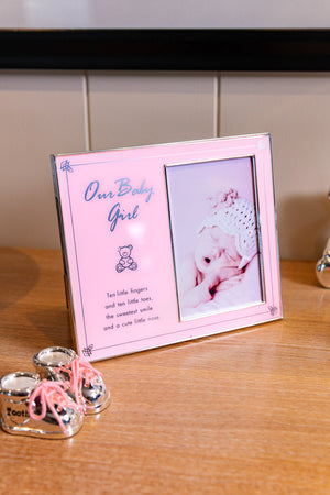 Carraig Donn Baby Girl Silver Frame 4x6