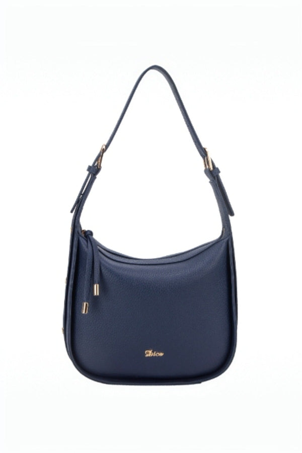 Carraig Donn Bali Curve Shoulder Bag in Navy