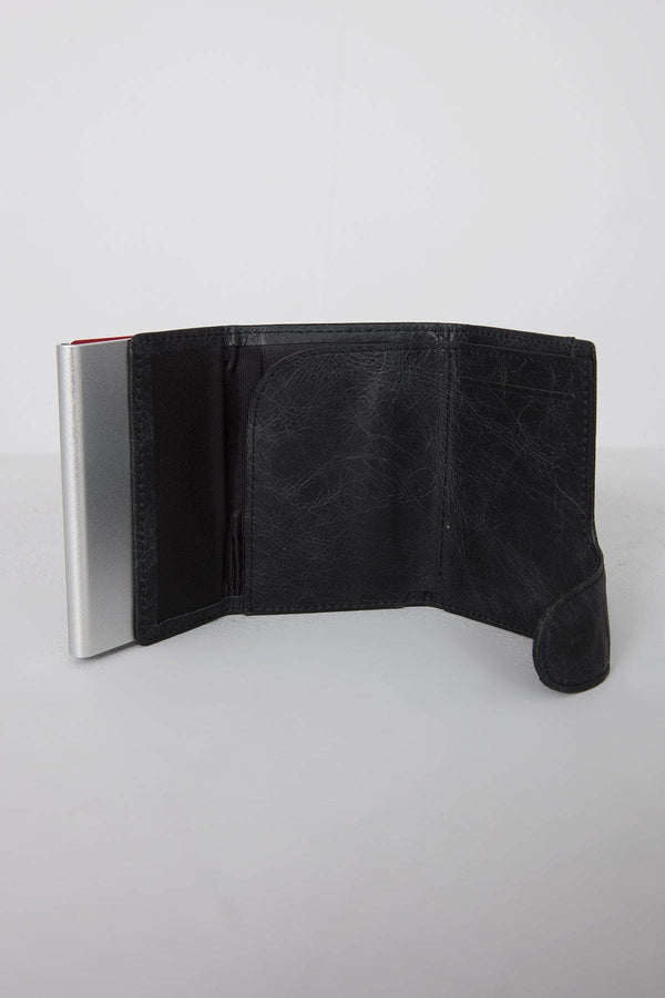 Carraig Donn Bank Cards Protector Wallet in Black