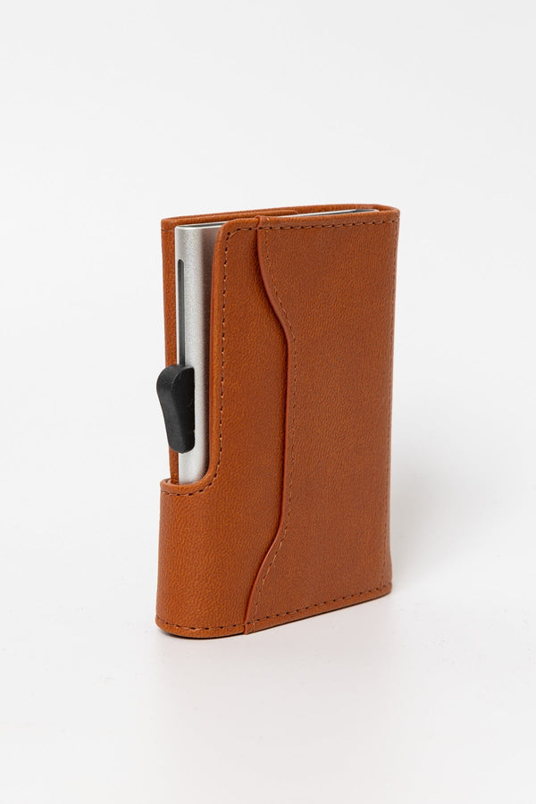 Carraig Donn Bank Cards Protector Wallet in Light Brown