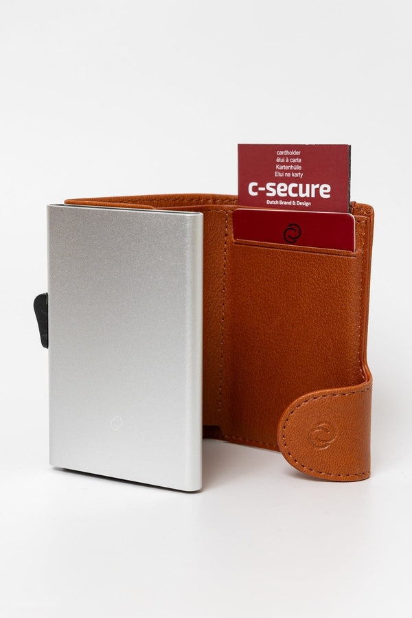 Carraig Donn Bank Cards Protector Wallet in Light Brown