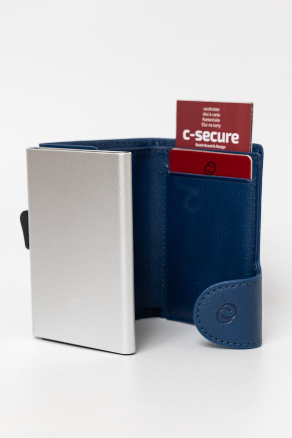 Carraig Donn Bank Cards Protector Wallet in Navy Blue