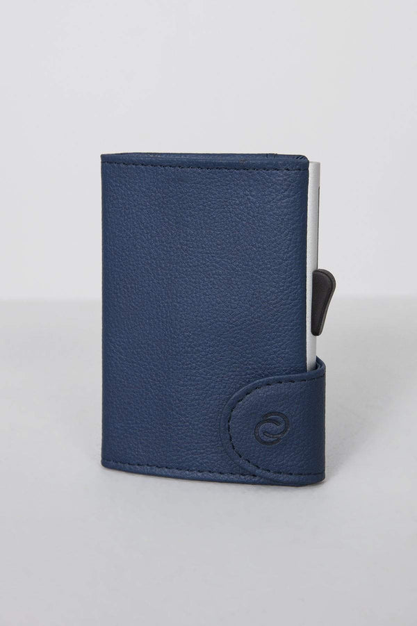 Carraig Donn Bank Cards Protector Wallet in Navy Blue