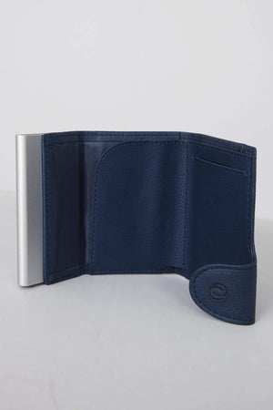 Carraig Donn Bank Cards Protector Wallet in Navy Blue