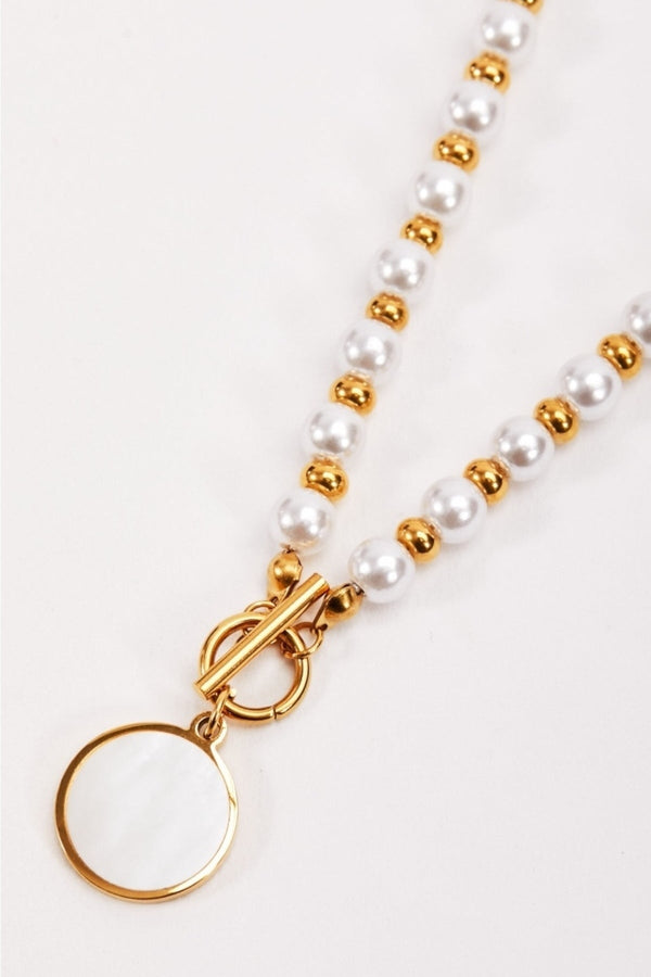 Carraig Donn Beaded T-Bar Pendant Necklace