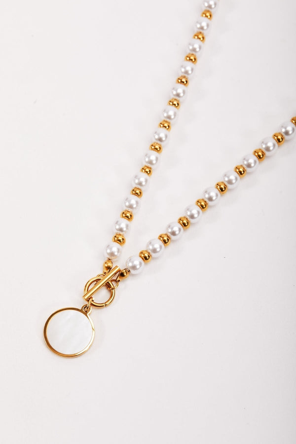 Carraig Donn Beaded T-Bar Pendant Necklace