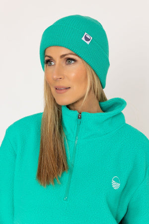 Carraig Donn Beanie Hat in Green