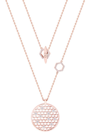 Carraig Donn Bee and Circle Pendant Necklace