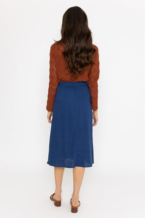 Carraig Donn Belted Midi Skirt