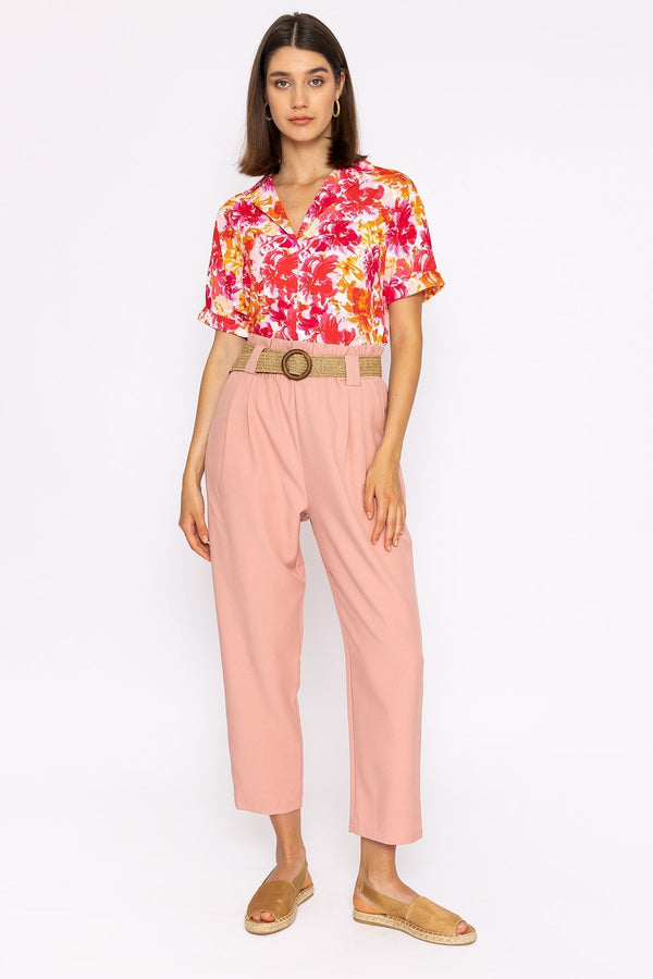 Carraig Donn Belted Pants in Pink