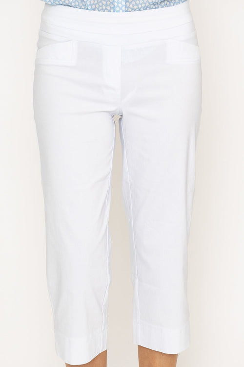Carraig Donn Bengaline Crop Pant in White