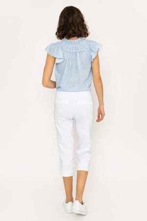 Carraig Donn Bengaline Crop Pant in White