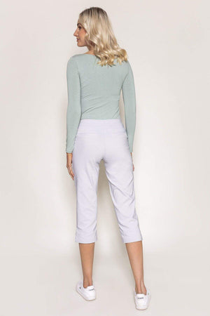 Carraig Donn Bengaline Crop Pants in Grey