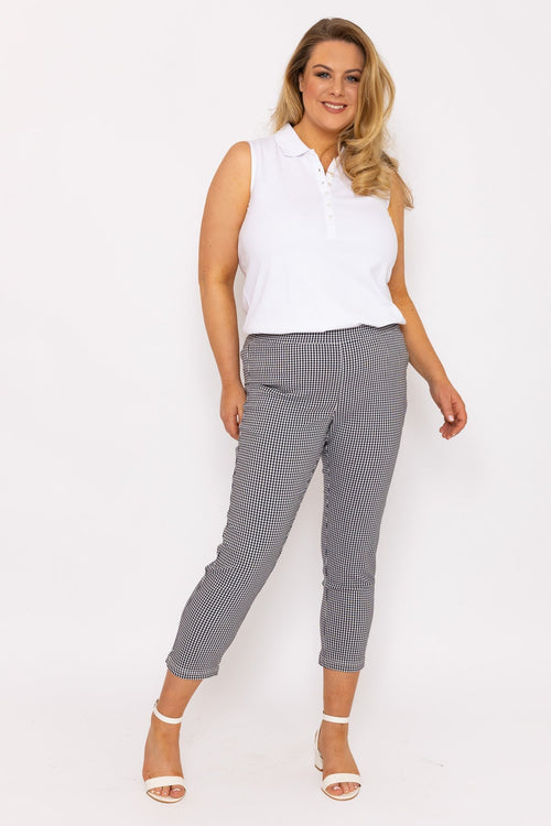 Carraig Donn Bengaline Pants in Check Print