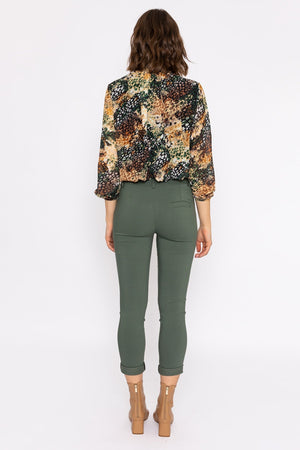 Carraig Donn Bengaline Trousers in Khaki