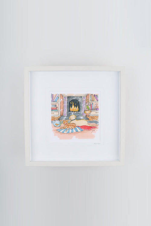 Besties Large Framed Art Print