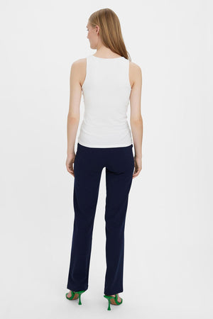 Carraig Donn Bianca Tank Top in White