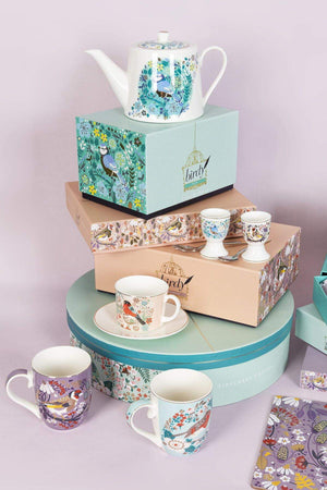 Carraig Donn Birdy Robin & Blue Tit Teapot