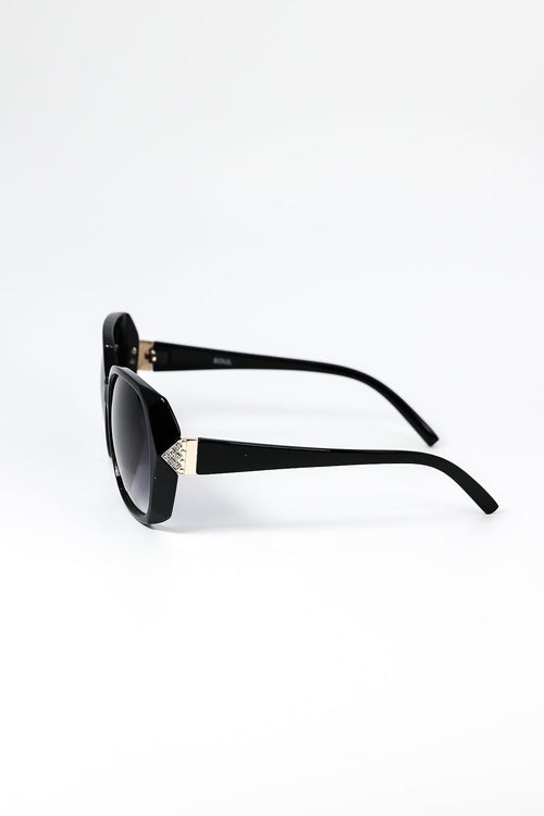 Carraig Donn Black Diamante Detail Sunglasses