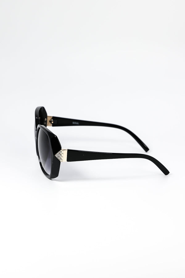 Carraig Donn Black Diamante Detail Sunglasses