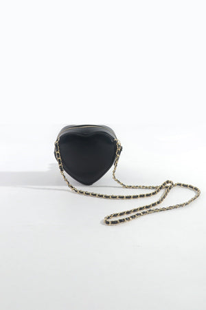 Carraig Donn Black Heart Crossbody Bag