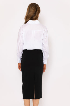 Carraig Donn Black Midi Skirt