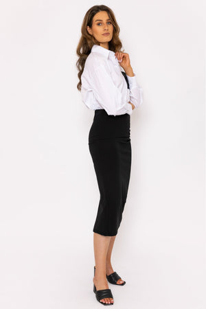 Carraig Donn Black Midi Skirt