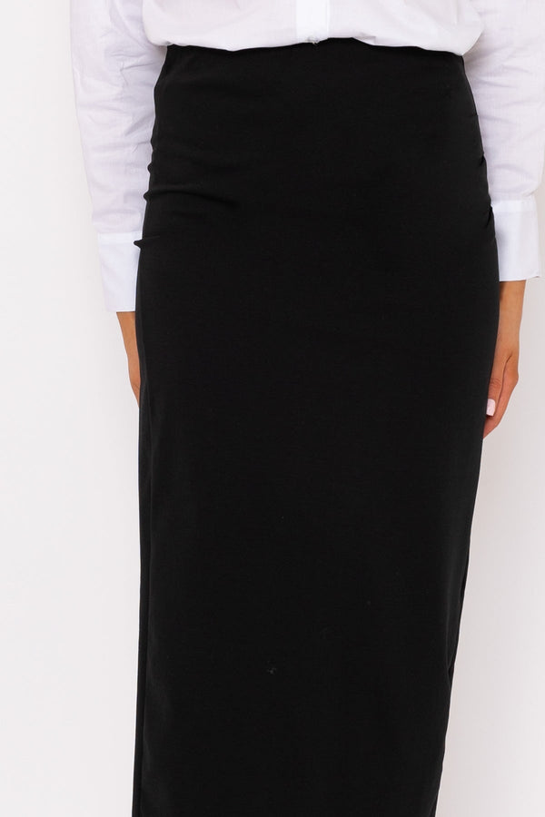 Carraig Donn Black Midi Skirt