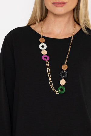 Carraig Donn Black Top with Necklace