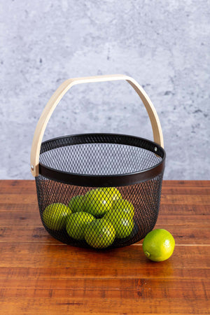Carraig Donn Black Wire Basket