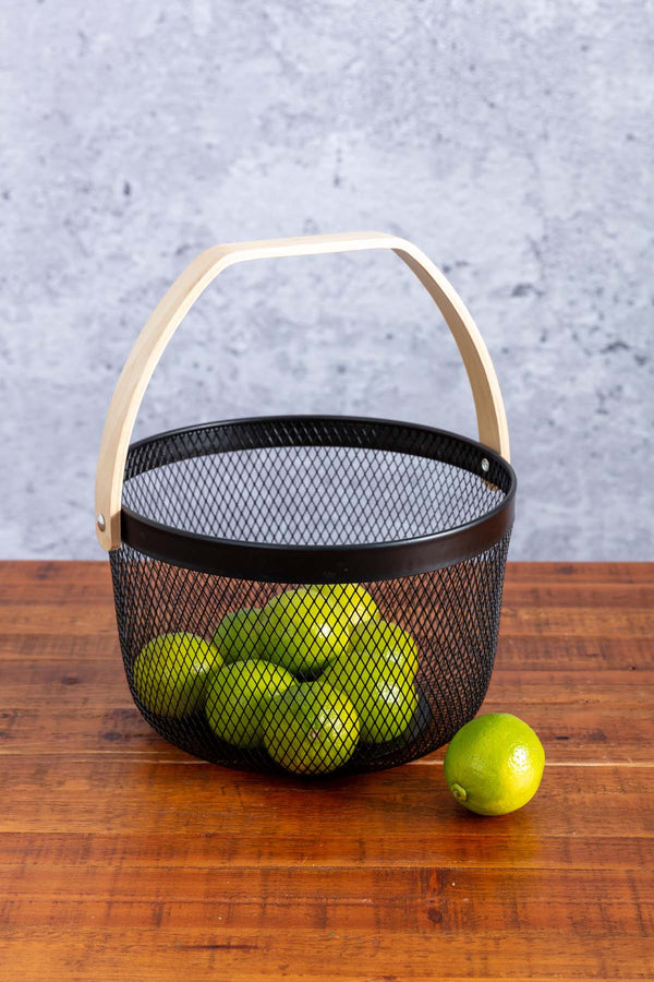 Carraig Donn Black Wire Basket