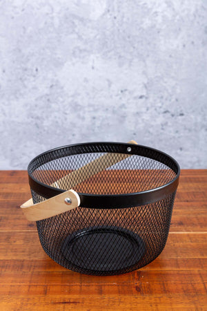 Carraig Donn Black Wire Basket