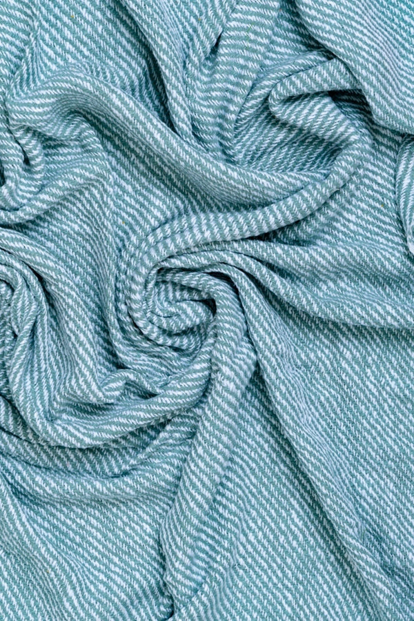 Carraig Donn Blake Green Cotton Throw